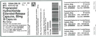 80mg 30ct (Label Propranolol HCl Caps 80mg Bpi(10544 286 30) Rouses Point(43478 901 88) Rev2)